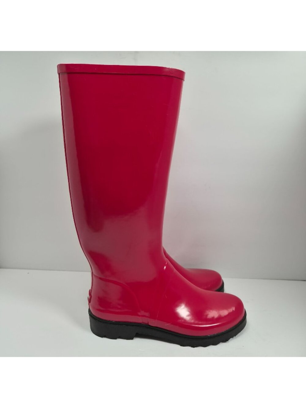 Polo Sport Women's Red Rubber Rain Boots US Size 10B